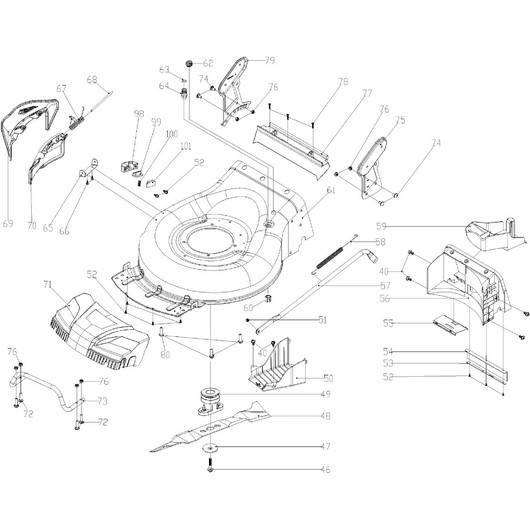 Корпус и нож Champion LM5345BS